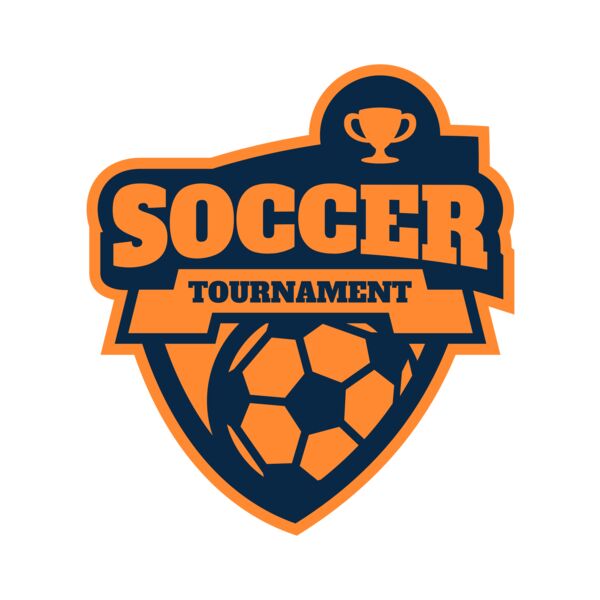 Soccer Tournament league logo template サムネイル