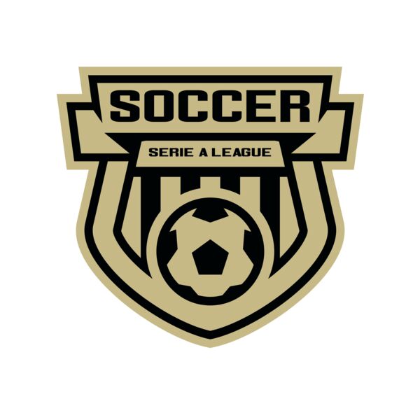 Serie a league soccer logo template サムネイル